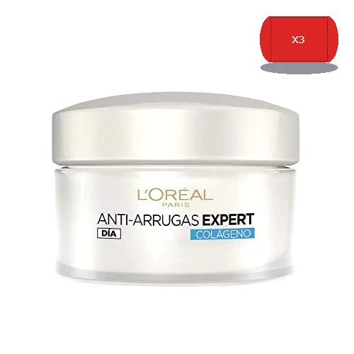 Crema hidratante antiarrugas de día L’Oréal Paris Colágeno 50 ml (Ahorros Llévate 3 por el precio de 2)