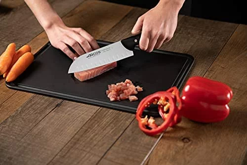 Cuchillo santoku Arcos Serie Maitre de acero Nitrum 17cm