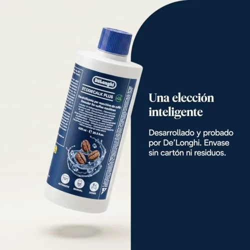 Descalcificador De’Longhi EcoDecalk Plus para cafetera, 6 dosis DLSC506