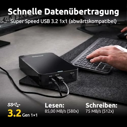 Disco duro externo Intenso de sobremesa 6 TB