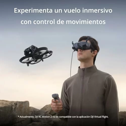 DJI Avata Pro-View Combo con vídeo 4K y mando de movimiento