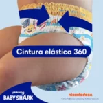 Dodot Splashers Baby Shark talla 5-6, 80 pañales bañador para bebé 14KG