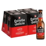 Estrella Galicia Especial cerveza lager pack 24 botellas de 25 cl