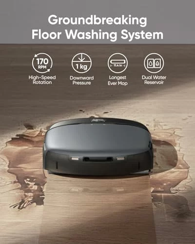 eufy Omni S1 robot aspirador con fregona HydroJet y estación todo en uno