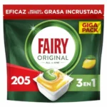 Fairy Original Todo En Uno cápsulas lavavajillas limón, pack 5 x (21+20)