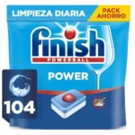 Pastillas para lavavajillas Finish Power All in One, 104 unidades