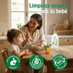 Frosch Baby detergente ecológico para biberones y chupetes, pack 2 x 500 ml