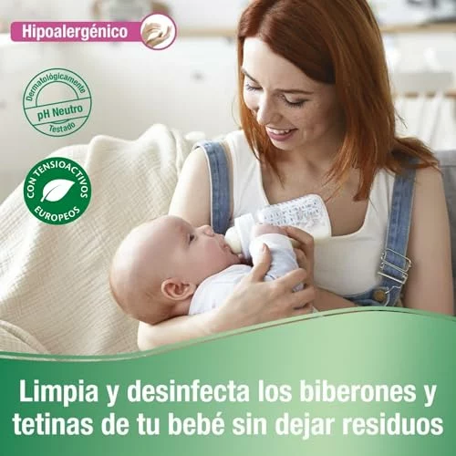 Frosch Baby detergente ecológico para biberones y chupetes, pack 2 x 500 ml