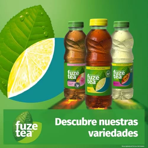 Fuze Tea té verde maracuyá bajo en calorías, pack 6 x 1,5 L
