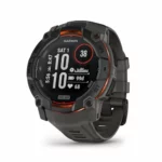 Garmin Instinct 3 GPS 50mm Smartwatch, Solar, Black Bezel