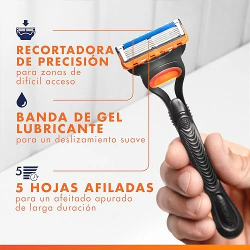 Gillette Fusion5 cuchillas de afeitar para hombre, pack de 16