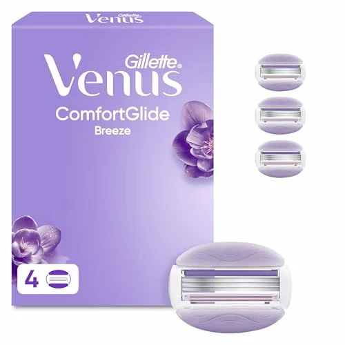 Gillette Venus Comfortglide Breeze recambios de afeitar mujer, pack 4