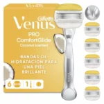 Gillette Venus Pro ComfortGlide maquinilla femenina con 6 recambios
