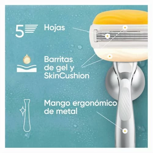 Gillette Venus Pro ComfortGlide maquinilla femenina con 6 recambios