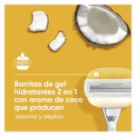 Gillette Venus Pro ComfortGlide maquinilla femenina con 6 recambios