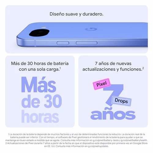 Google Pixel 10a 256 GB Gris Niebla
