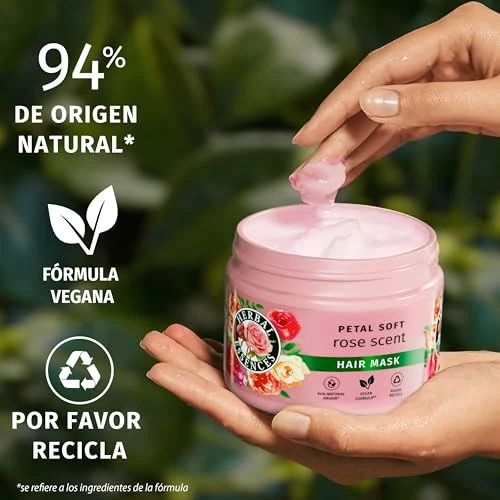 Herbal Essences Mascarilla Suavidad con Aroma a Rosas 500 ml 3×2 500ML (Ahorros Llévate 3 por el precio de 2)