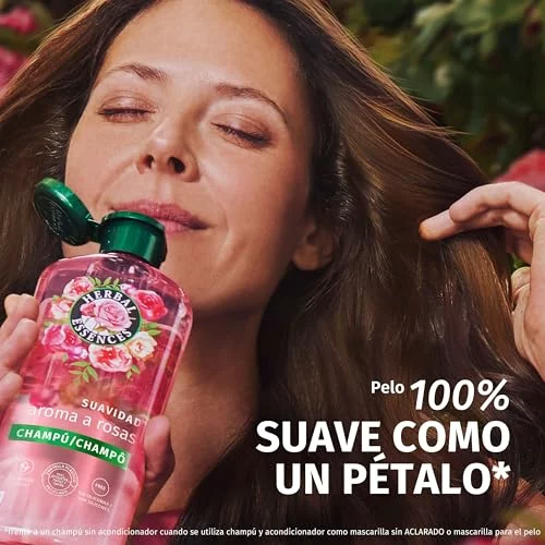 Herbal Essences Suavidad Champú Rosas 350 ml 3×2 (Ahorros Llévate 3 por el precio de 2)