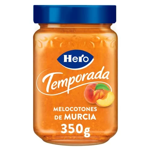 Hero Mermelada de Melocotón de Temporada Pack 4×350 g