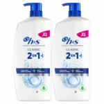 H&S Classic 2en1 Champú Anticaspa +Acondicionador Limpieza Profunda Pack 2 x 800 ml
