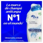 H&S Classic Champú Anticaspa Pack 2 x 800 ml con dispensador