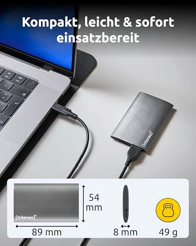 Intenso External ssd 1tb Premium Edition Antracita 9×5