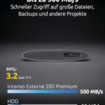 Intenso External ssd 1tb Premium Edition Antracita 9x5