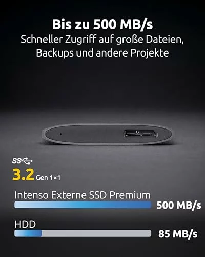 Intenso External ssd 1tb Premium Edition Antracita 9×5
