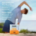 ISDIN Invisible Stick SPF 50 protector solar en stick de 10 g 3x1