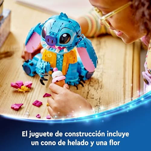 LEGO Disney Stitch con figura para exponer