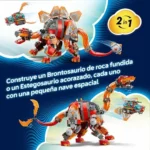 LEGO DREAMZzz Jet Dinosaurio transformable con 4 minifiguras