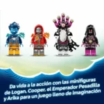 LEGO DREAMZzz Jet Dinosaurio transformable con 4 minifiguras
