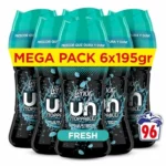 Lenor UNstoppables perlas de perfume para la ropa, pack 6 x 195 g