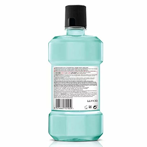Listerine enjuague bucal mentol suave sin alcohol 2×500 ml 135H