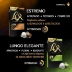 L'OR Espresso Lungo surtido de 4 sabores, 120 cápsulas