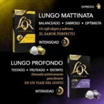 L'OR Espresso Lungo surtido de 4 sabores, 120 cápsulas