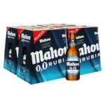 Mahou 0,0 Rubia cerveza sin alcohol pack 24 botellas de 25 cl