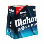 Mahou 0,0 Rubia cerveza sin alcohol pack 24 botellas de 25 cl