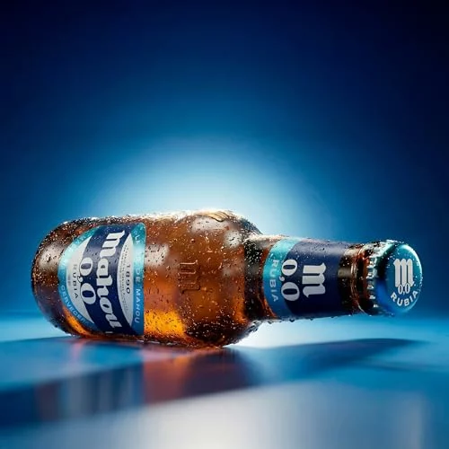 Mahou 0,0 Rubia cerveza sin alcohol pack 24 botellas de 25 cl