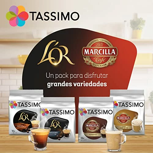 Marcilla Colombia cápsulas de café Tassimo 80 unidades