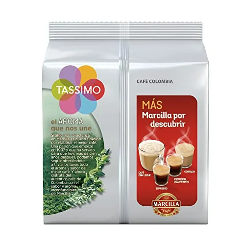 Marcilla Colombia cápsulas de café Tassimo 80 unidades
