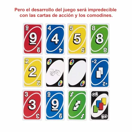 Mattel Games UNO Deluxe juego de cartas en caja metálica