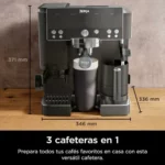 Ninja Luxe Premier cafetera 3 en 1 con molinillo y espumador ES601EUGM