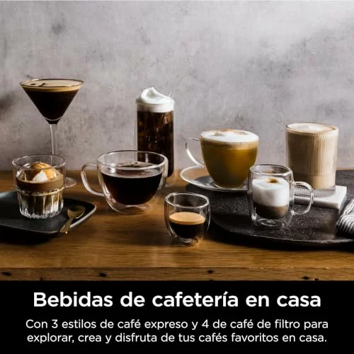 Ninja Luxe Premier cafetera 3 en 1 con molinillo y espumador ES601EUGM