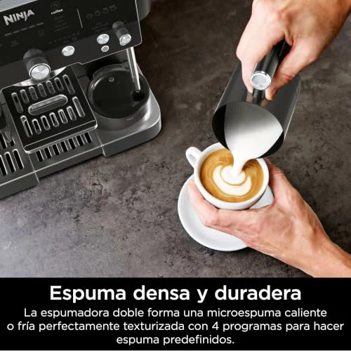 Ninja Luxe Premier cafetera 3 en 1 con molinillo y espumador ES601EUGM