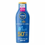 NIVEA SUN Kids Leche Solar Infantil SPF50+ 200 ml Pack 1 x 200 ml