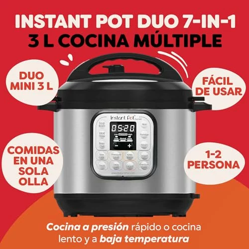 Olla inteligente Instant Pot Duo 7 en 1 de 3 litros