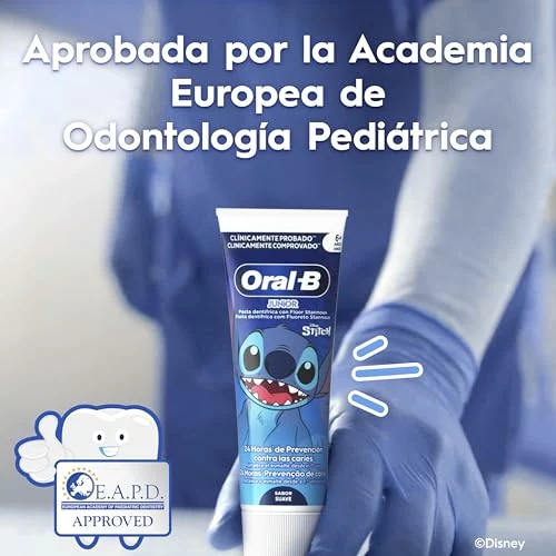 Oral-B Pro Junior Stitch pasta de dientes infantil pack 4×75 ml