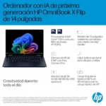 Ordenador portatil HP Omnibook X Flip convertible OLED 3K de 14 pulgadas 7-258V 32GB