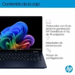 Ordenador portatil HP Omnibook X Flip convertible OLED 3K de 14 pulgadas 7-258V 32GB